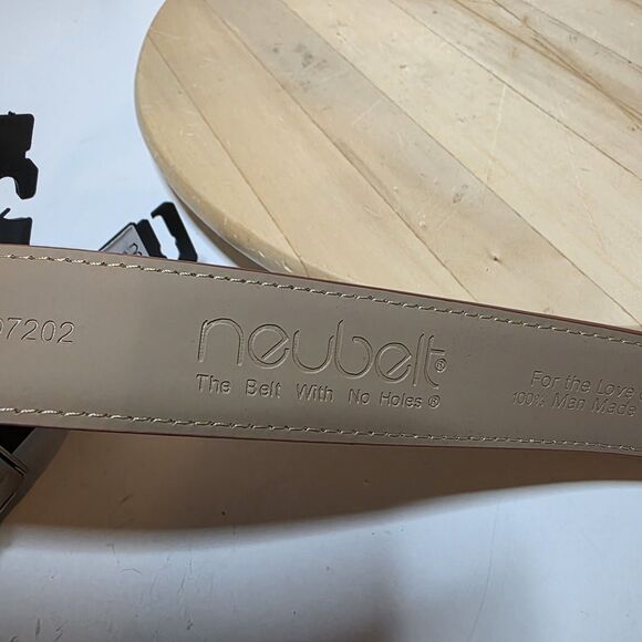 Nexbelt Neubelt Vegan Leather Golf Ratchet Belt - Pebble Grain Cognac NWT - Picture 12 of 12